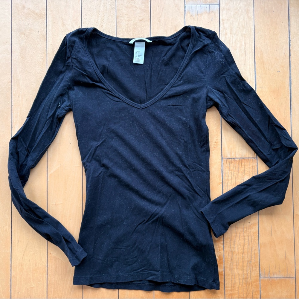 EUC basic black top